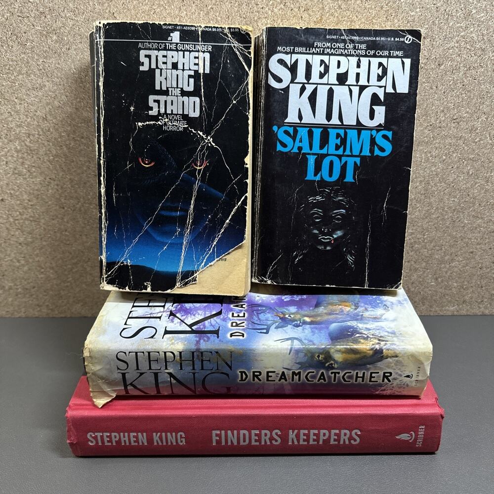 Stephen King Lot Of 4 - The Stand Salems Lot Signet 1st Printing Paperback